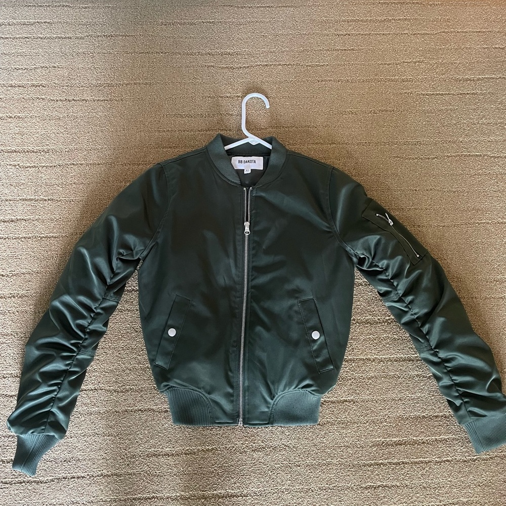 Green BB Dakota Bomber Jacket